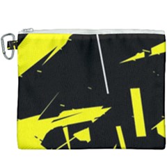 Abstract Pattern Canvas Cosmetic Bag (xxxl) by Sparkle