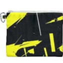 Abstract Pattern Canvas Cosmetic Bag (XXXL) View1