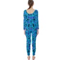 Blue In Bloom On Fauna A Joy For The Soul Decorative Long Sleeve Catsuit View2