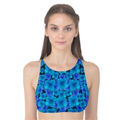 Blue In Bloom On Fauna A Joy For The Soul Decorative Tank Bikini Top