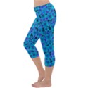 Blue In Bloom On Fauna A Joy For The Soul Decorative Capri Yoga Leggings View2