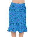 Blue In Bloom On Fauna A Joy For The Soul Decorative Short Mermaid Skirt View1