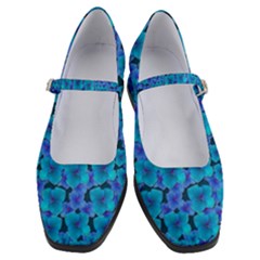 Blue In Bloom On Fauna A Joy For The Soul Decorative Women s Mary Jane Shoes