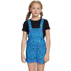 Blue In Bloom On Fauna A Joy For The Soul Decorative Kids  Short Overalls by pepitasart