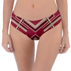 Abstract Pattern Geometric Backgrounds   Reversible Classic Bikini Bottoms by Eskimos