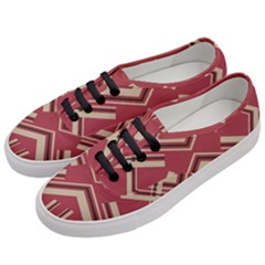 Abstract Pattern Geometric Backgrounds   Women s Classic Low Top Sneakers by Eskimos