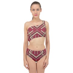 Abstract Pattern Geometric Backgrounds   Spliced Up Two Piece Swimsuit by Eskimos