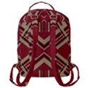 Abstract pattern geometric backgrounds   Flap Pocket Backpack (Large) View3