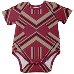 Abstract Pattern Geometric Backgrounds   Baby Short Sleeve Onesie Bodysuit by Eskimos