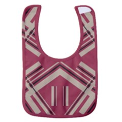 Abstract Pattern Geometric Backgrounds   Baby Bib by Eskimos