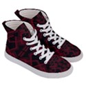 Abstract pattern geometric backgrounds   Women s Hi-Top Skate Sneakers View3