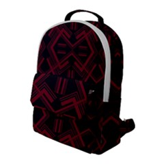 Abstract Pattern Geometric Backgrounds   Flap Pocket Backpack (large) by Eskimos