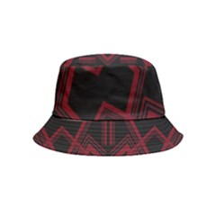 Abstract Pattern Geometric Backgrounds   Bucket Hat (kids)