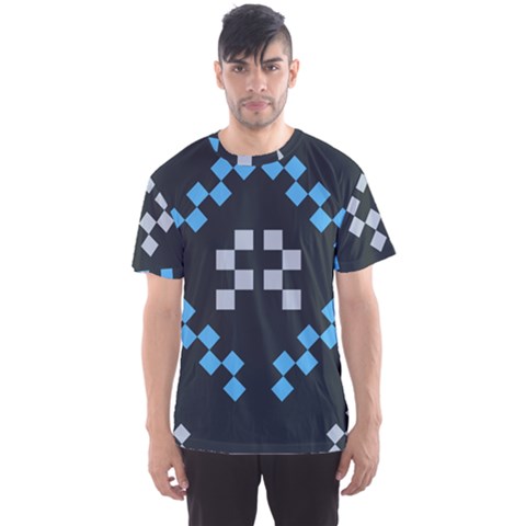 Abstract Pattern Geometric Backgrounds   Men s Sport Mesh Tee by Eskimos