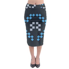 Abstract Pattern Geometric Backgrounds   Midi Pencil Skirt by Eskimos