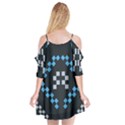 Abstract pattern geometric backgrounds   Cutout Spaghetti Strap Chiffon Dress View2