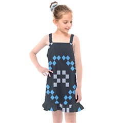 Abstract Pattern Geometric Backgrounds   Kids  Overall Dress by Eskimos