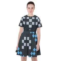 Abstract Pattern Geometric Backgrounds   Sailor Dress by Eskimos