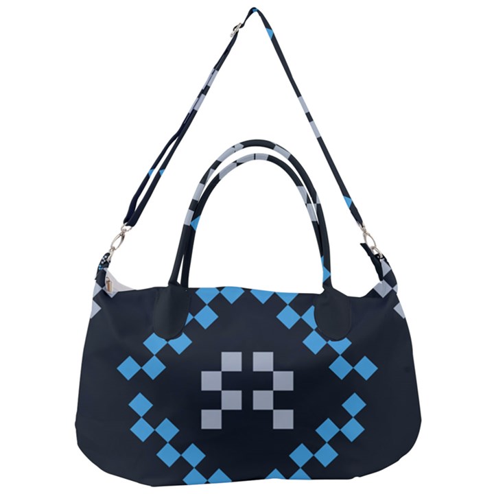 Abstract pattern geometric backgrounds   Removal Strap Handbag