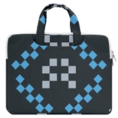 Abstract Pattern Geometric Backgrounds   Macbook Pro13  Double Pocket Laptop Bag