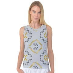 Abstract Pattern Geometric Backgrounds   Women s Basketball Tank Top by Eskimos