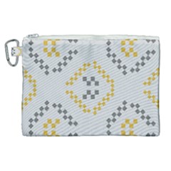 Abstract Pattern Geometric Backgrounds   Canvas Cosmetic Bag (xl) by Eskimos