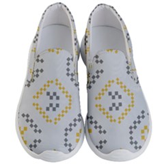 Abstract Pattern Geometric Backgrounds   Men s Lightweight Slip Ons by Eskimos