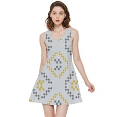 Abstract Pattern Geometric Backgrounds   Inside Out Reversible Sleeveless Dress by Eskimos