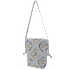 Abstract Pattern Geometric Backgrounds   Folding Shoulder Bag by Eskimos