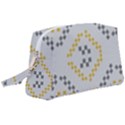 Abstract pattern geometric backgrounds   Wristlet Pouch Bag (Large) View1