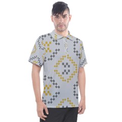 Abstract Pattern Geometric Backgrounds   Men s Polo Tee by Eskimos