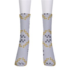 Abstract Pattern Geometric Backgrounds   Crew Socks by Eskimos