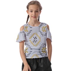 Abstract Pattern Geometric Backgrounds   Kids  Butterfly Cutout Tee