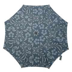 Folk Flowers Print Floral Pattern Ethnic Art Hook Handle Umbrellas (large) by Eskimos