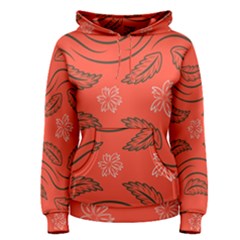 Folk Flowers Print Floral Pattern Ethnic Art Women s Pullover Hoodie by Eskimos