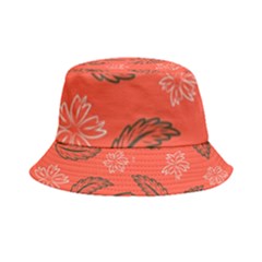 Folk Flowers Print Floral Pattern Ethnic Art Inside Out Bucket Hat