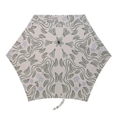 Folk Flowers Print Floral Pattern Ethnic Art Mini Folding Umbrellas by Eskimos