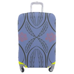 Folk Flowers Print Floral Pattern Ethnic Art Luggage Cover (medium) by Eskimos