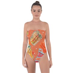 55 Tie Back One Piece Swimsuit by EvgeniaEsenina