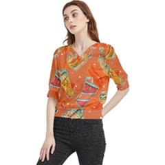 55 Quarter Sleeve Blouse