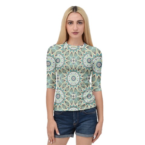 Mandala  Quarter Sleeve Raglan Tee by zappwaits