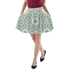 Mandala  A-line Pocket Skirt by zappwaits