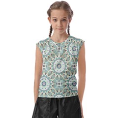 Mandala  Kids  Raglan Cap Sleeve Tee