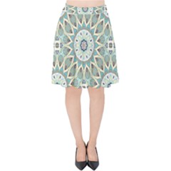 Mandala  Velvet High Waist Skirt by zappwaits