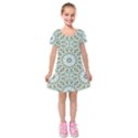 Mandala  Kids  Short Sleeve Velvet Dress View1