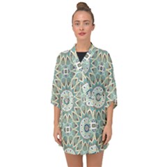 Mandala  Half Sleeve Chiffon Kimono by zappwaits