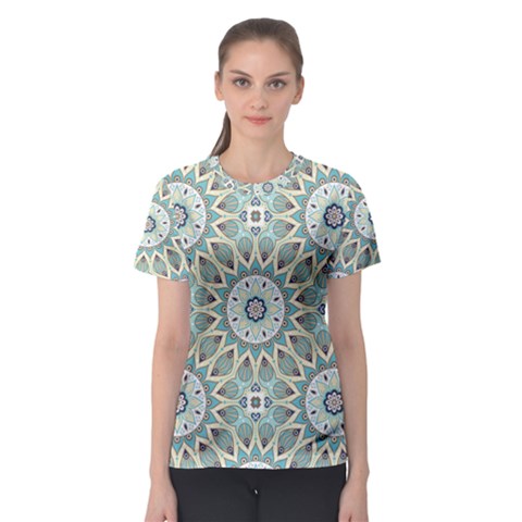 Mandala  Women s Sport Mesh Tee by zappwaits