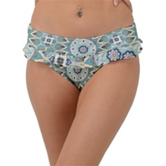 Mandala  Frill Bikini Bottom by zappwaits