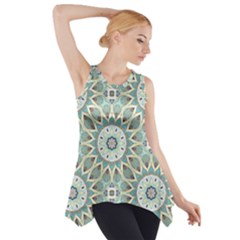 Mandala  Side Drop Tank Tunic by zappwaits