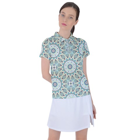 Mandala  Women s Polo Tee by zappwaits